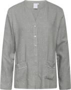 CCDK Jenny Shirt Kvinde Grey Melange Langærmede Skjorter Str L - hos M...