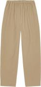 Moshi Moshi Mind Lower Pants Crepe Kvinde Warm Sand Bukser Med Brede B...