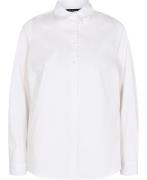 Micha Shirt_ Shirts Kvinde Brigh.Whit Langærmede Skjorter Str 44 - hos...