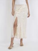 Neo Noir Vinza Burnout Skirt Kvinde Off White Maxi Nederdele Str 40 - ...