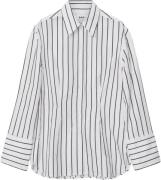 DAY Birger et Mikkelsen Julia Modern Stripe RD Kvinde Bright White Lan...