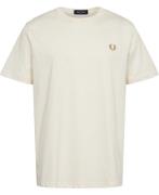 Fred Perry M1600 Mand Ecru/warm Stone Kortærmede T-shirts Str S - Bomu...