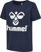 Hummel Tres Tshirt Str 8 år / 128 cm - Blå Kortærmede T-shirts hos Mag...