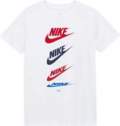 Nike B NSW TEE Futura Repeat Str 137-147 / M - White Kortærmede T-shir...