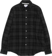 Norse Projects Algot Relaxed Wool Check Shirt Mand Grå Langærmede Skjo...