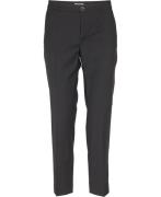 Filippa K Luisa Cropped Cool Wool Slacks Kvinde Black Bukser Med Lige ...