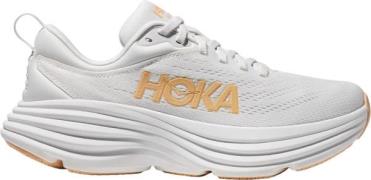 HOKA Bondi 8 Kvinde White / Cantaloupe Sneakers Str 40 - hos Magasin