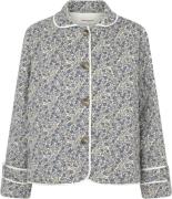 Lollys Laundry Viola Jacket Kvinde Blue Overgangsjakker Str L - Bomuld...