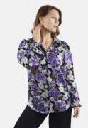 SisterS Point Ebbeysh47 Kvinde Purple Flower Langærmede Bluser Str L -...