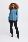 Sorbet Sbinnova Oknit Blouse Kvinde Provence Sweaters Str S/M - hos Ma...