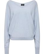 Sand 5613 Blanka Kvinde Light Blue Sweaters Str L - hos Magasin