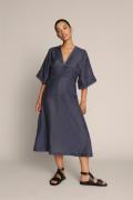 MUNTHE Melanie Dress Kvinde Navy Midi Kjoler Str 38 - hos Magasin