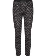 MAC Jeans Dream Ankle Kvinde Zig Zag Print Bukser Med Smalle Ben Str W...