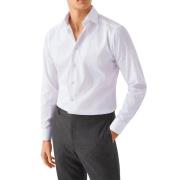 ETON White Poplin Shirt Slim Fit Mand Hvid Langærmede Skjorter Str 40 ...