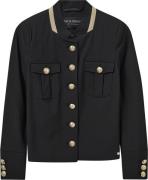 Mos Mosh Mmselby Piet Jacket Kvinde Black Overgangsjakker Str 40 - hos...