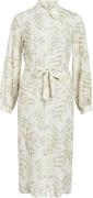 Object Objemira Tilda L/S Shirt Dress 131 Kvinde Sandshell/natural Mid...