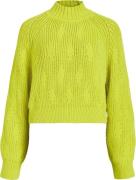 Object Objapril L/S Oneck Knit Pullover 1 Kvinde Evening Primrose Swea...