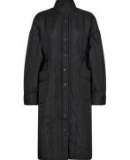 Designers Remix Braga Drape Coat Kvinde Sort Dunjakker Str 40 - hos Ma...