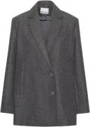 Enkel Studio Esoratt Jacket F Stone Beach Grey, Size L Kvinde Stone Be...