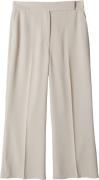 Stylein Bonita Trousers Kvinde Cream Bukser Med Brede Ben Str L - hos ...