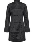 Envii Entrain LS TN Dress 7108 Kvinde Black Midi Kjoler Str L - hos Ma...