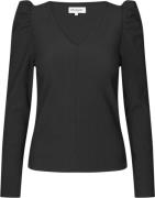 Lollys Laundry Tolucall Blouse LS Kvinde Black Langærmede T-shirts Str...