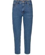 ONLY Onlemily HW ST RAW ANK DB MAE 0005 Kvinde Dark Blue Denim Straigh...