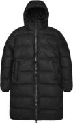 Rains Alta Long Puffer Jacket W3t4 Kvinde Black Regnjakker Str L - hos...