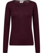 Magasin Celia 3 100% RWS Merino Wool Kvinde Bordeaux Sweaters Str L Me...