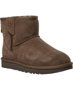 UGG Classic Mini Baile Kvinde Hickory Vinterstøvler Str 39 - Polyester...