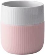 Royal Copenhagen Fluted Contrast Mug 35cl Dahlia Dahlia - Hvid, Lyserø...