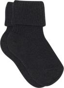 mpKids Anklesock 2/2 pad Baby Str 25/28 - Sort Strømper Bomuld hos Mag...