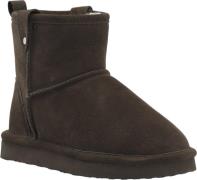 Bianco Biasnow Short Boot Suede Kvinde Dark Brown Vinterstøvler Str 40...