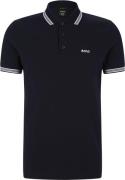 BOSS Paddy Mand Dark Navy Kortærmede Poloer Str L - hos Magasin