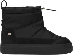 Tommy Hilfiger Flag Nylon Mini Snowboot Kvinde Black Vinterstøvler Str...