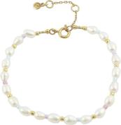 Hultquist Pastel Pearl Bracelet ml: 16 cm + 3 cm flex. - Perlearmbånd ...