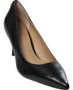 Lauren Ralph Lauren Super Soft Leatherlanette-pm-drs Kvinde Black Pump...