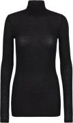 Bruuns Bazaar Angelabb Roll Neck Kvinde Black Rullekraver Str L - Uld ...