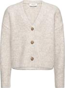 Rosemunde Cardigan Str 128 Piger - Oat Melange Cardigans hos Magasin