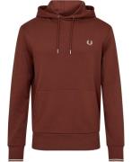 Fred Perry M2643 Mand Whisk/porridge Hoodies Str L - Bomuld hos Magasi...