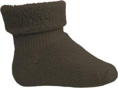 mpKids Wool Baby Socks Str 17/18 - Brun Strømper Uld hos Magasin