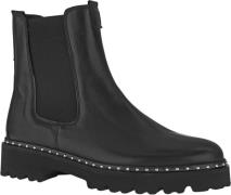 Gabor Schwarz Gold/foulardmic./Niete Kvinde Sort Chelsea Boots Str 38 ...