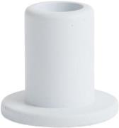 Hay Tube Candleholder Concretesmall 0008 - Kronelysestager hos Magasin