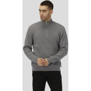 Clean Cut Copenhagen Mario Half Zip Mand Light Grey Mel Cardigans Str ...