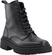 Cashott Caslea Lace Boot Leather Kvinde Black Snørestøvler Str 40 - ho...