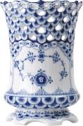 Royal Copenhagen Musselmalet Helblonde Vase 11 cm Hvid Str 11 cm - Vas...