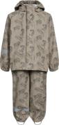 Sofie Schnoor Rain Suit Str 8 år / 128 cm - Taupe Regntøj Polyester ho...