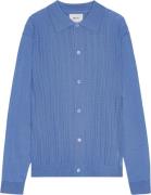 NN07 Thor LS Polo 6584 Mand Blue Jasper Cardigans Str L - hos Magasin