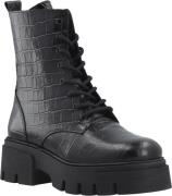 Bianco Indi Lace Boot #C Kvinde Black Croco Snørestøvler Str 40 - hos ...