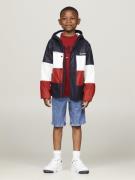 Tommy Hilfiger U Colorblock Long Windbreaker Str 5 år / 110 cm - Red /...